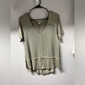 White Crow Sage Green Women's Top